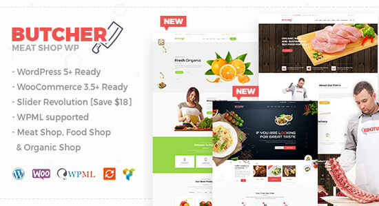 Butcher - Meat Shop WooCommerce WordPress Theme