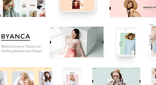 Byanca - Chủ đề WooCommerce hiện đại dành cho các thương hiệu và cửa hàng quần áo