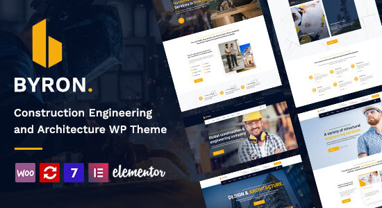 Byron | Chủ đề WordPress về Xây dựng và Kỹ thuật