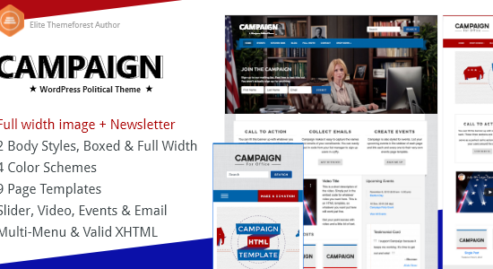 Campaign - Political WordPress Theme