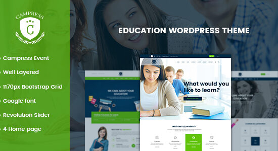 Campress - Responsive Education WordPress Theme