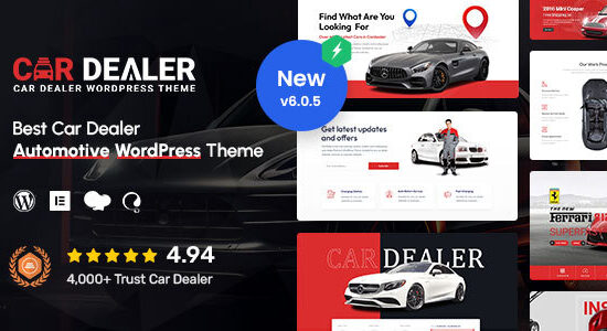 Car Dealer - Automotive Responsive WordPress Theme