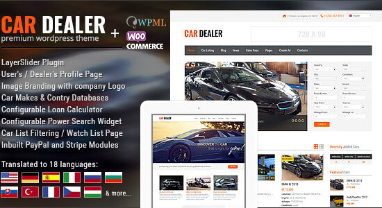 Car Dealership Automotive WordPress Theme – Responsive