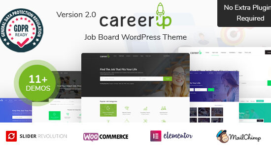 CareerUp - Chủ đề WordPress về bảng việc làm