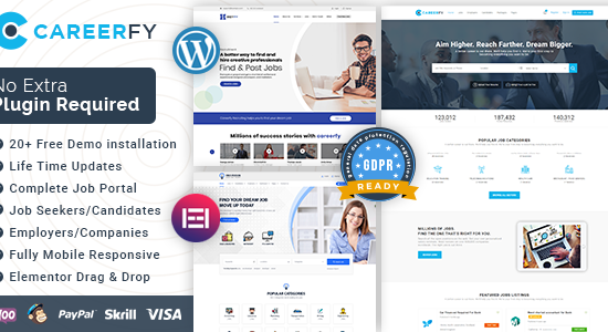 Careerfy - Job Board WordPress Theme