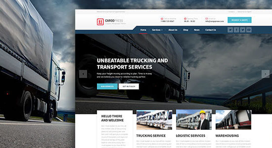 CargoPress - WordPress Theme for Logistic, Warehouse & Transport Websites