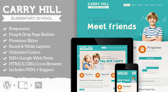 Carry Hill School - Education Wordpress Theme