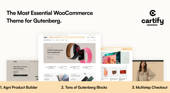 Cartify - Chủ đề WordPress WooCommerce Gutenberg