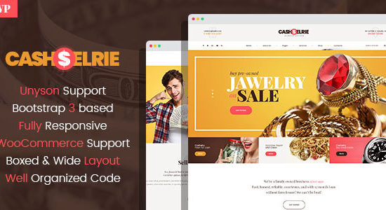Cashelrie - Chủ đề WordPress cho cửa hàng cầm đồ