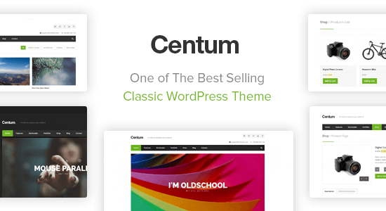 Centum - Responsive WordPress Theme