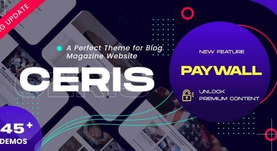 Ceris - News Magazine WordPress Theme