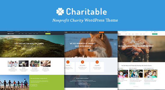 Charitable - Charity Nonprofit Organization WordPress Theme