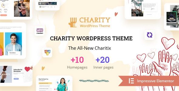 Charitix - Nonprofit Charity WordPress Theme