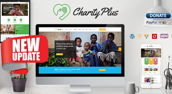 Charity Plus - Multipurpose Nonprofit WordPress Theme