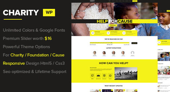 Charity WordPress Theme