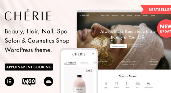 Chérie — Beauty Salon Spa WordPress