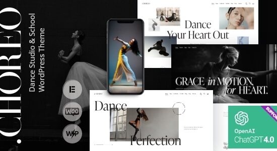 Choreo - Chủ đề WordPress cho Studio khiêu vũ & Trường học