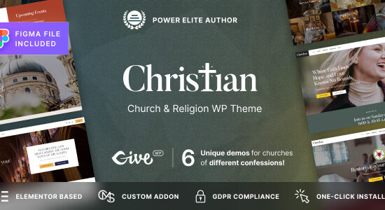 Christian - Chủ đề WordPress của Nhà thờ