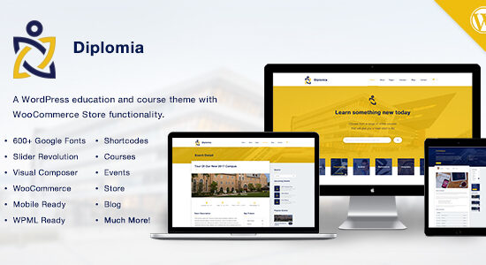Chủ đề WordPress Diplomia | Giáo dục WP
