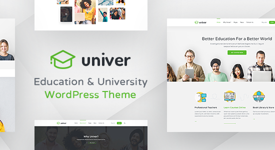 Chủ đề WordPress của trường đại học - Univer