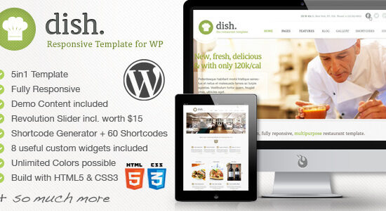 Chủ đề WordPress đa năng cho nhà hàng Dish