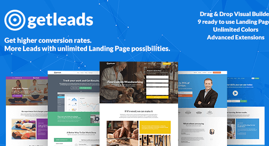 Chủ đề WordPress trang đích hiệu suất cao Getleads