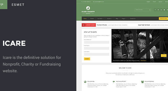 Chủ đề WordPress từ thiện | ICARE