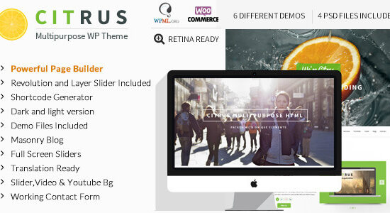 Citrus - Một trang WordPress