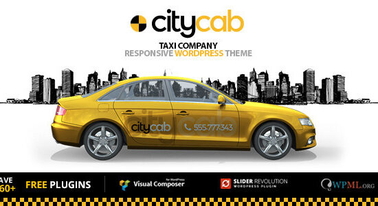 CityCab - Taxi Company  WordPress Theme