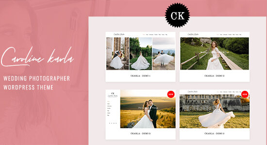 Ckarla - Wedding Photography WordPress Theme