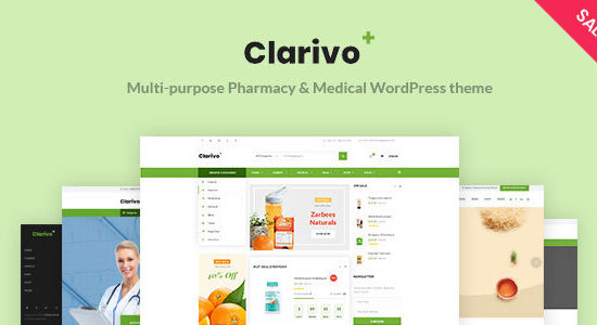 Clarivo - Chủ đề WordPress về dược phẩm và y tế