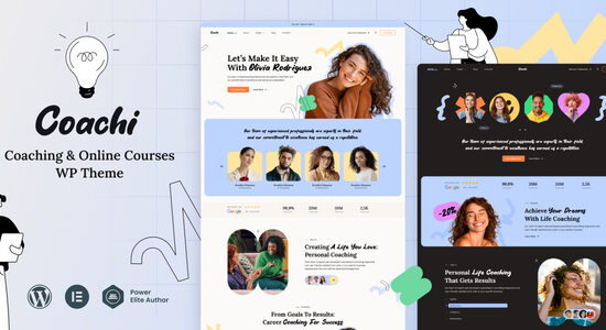 Coachi - Chủ đề WordPress về huấn luyện và khóa học trực tuyến