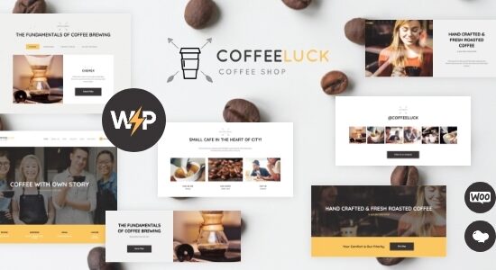 Coffee Luck | Chủ đề WordPress cho quán cà phê, nhà hàng và cửa hàng