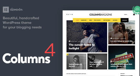 Columns - Impressive Magazine and Blog WordPress Theme