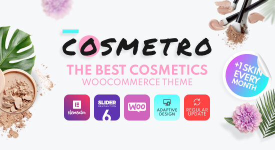 Cosmetro - Chủ đề WooCommerce Elementor cho cửa hàng mỹ phẩm