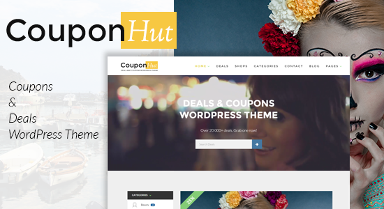 CouponHut - Chủ đề WordPress về phiếu giảm giá và ưu đãi