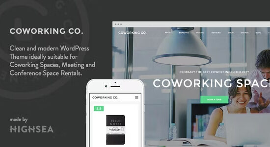 Coworking Co. - Chủ đề WordPress Creative Space