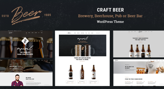 Craft Beer - Brewery & Pub WordPress Theme