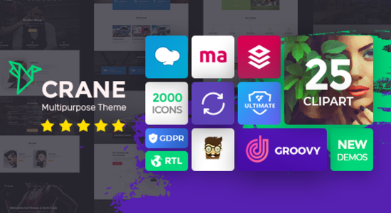 Crane - Responsive Multipurpose WordPress Theme