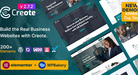 Creote - Chủ đề WordPress cho doanh nghiệp và tư vấn