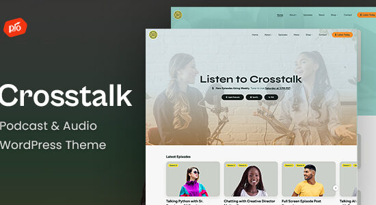 Crosstalk - Chủ đề WordPress Podcast & Audio