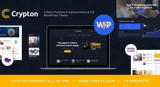 Crypton | Cryptocurrency WordPress Theme