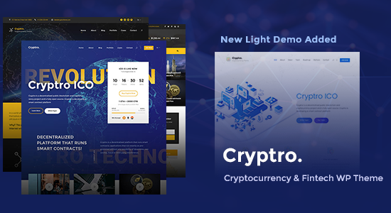 Cryptro - Tiền điện tử, NFT, Blockchain, Bitcoin WordPress