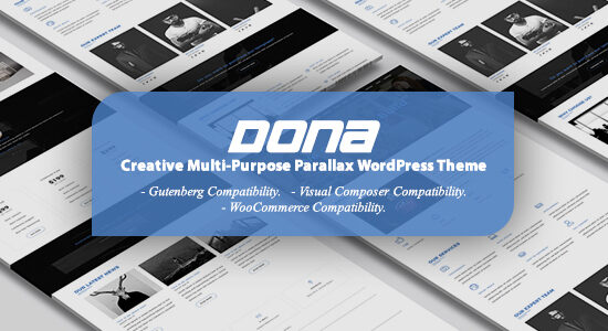 DONA - Creative Multi-Purpose Parallax WordPress Theme