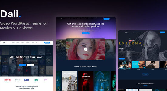 Dali - Chủ đề WordPress Phim & Chương trình truyền hình