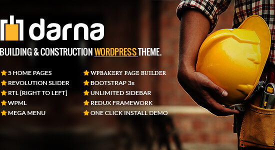 Darna – Chủ đề WordPress Xây dựng & Thi công