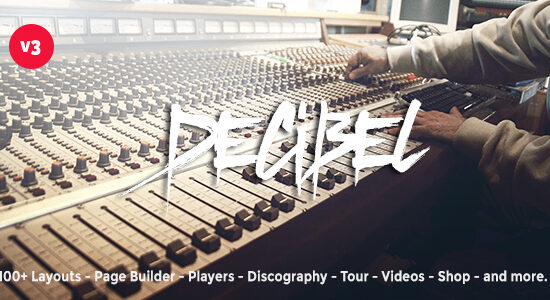 Decibel - Professional Music WordPress Theme