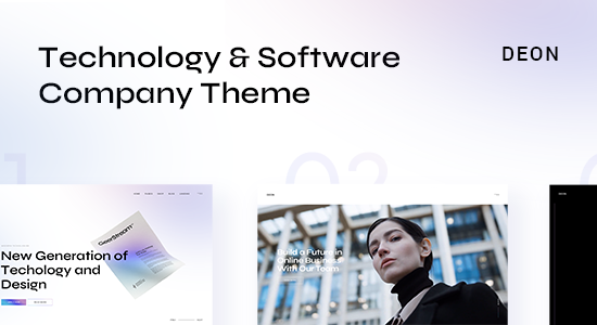 Deon - Technology and Software Company Theme