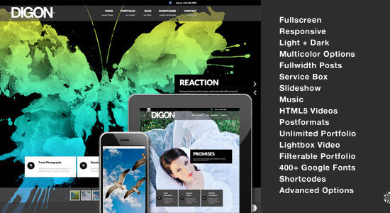 Digon | Chủ đề nhiếp ảnh cho WordPress