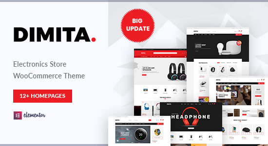 Dimita – Theme WordPress về thiết bị điện tử cho WooCommerce